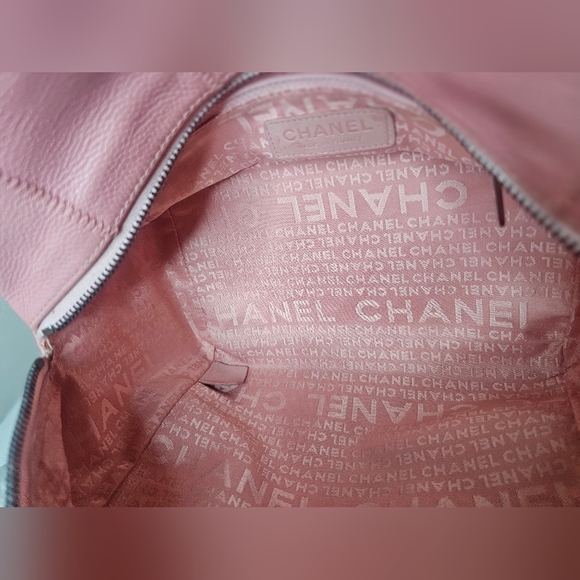 Chanel Soft Pink Caviar Vintage Bowlero Bag & COA! - Picture 3 of 15